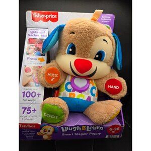 Fisher-Price Laugh & Learn Smart Stages Puppy 6-36 Months Plush Educational Toy